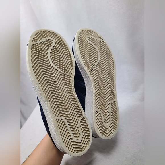 Adidas Orignials Women's Superstar Navy Fashion Velvet Sneakers Size 7 US Womens - Picture 9 of 9